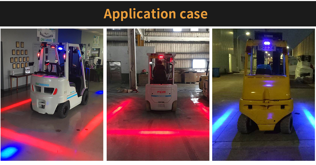 PR-SL910 forklift blue spot light Front View